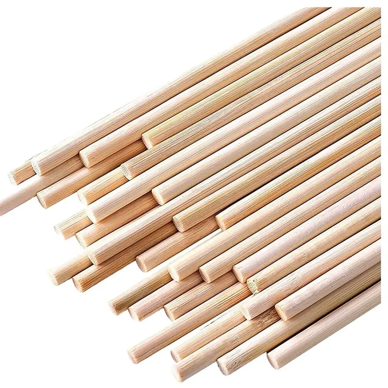 1.5x30(L)cm màu sắc hoặc chưa hoàn thành gỗ hoặc tre tùy chỉnh có kích thước gậy trẻ em sản phẩm thủ công thủ công và tự làm gỗ chốt thanh