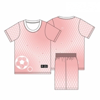 Setelan Jersey Sepak Bola Performa Tinggi |   Cetak Transfer Panas Kustom 100% Poliester Unisex Celana Pendek Penyerap Keringat Bernapas Cepat Kering