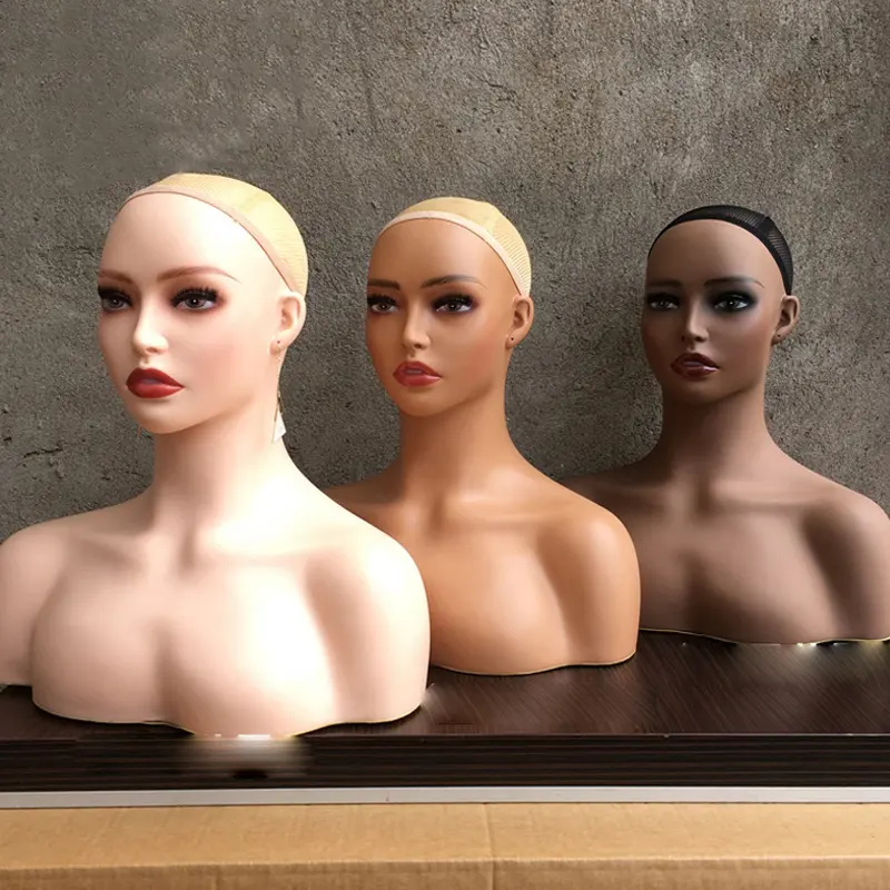 Giá Rẻ Giá phi phụ nữ Mỹ mannequin Head cho tóc giả hiển thị