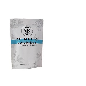 MOQ 100 Printed Stand up Pouch Packaging Coffee Bag With Valve Moisture Proof Reusable Zipper Tea Packaging Bags Coffee Pouch - Product Image 2