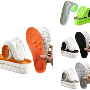 Semelles Confort Sportives Direct Usine Haute Qualité 4D Circulation Respirabilité Mousse à Mémoire de Forme PU Soutien Voûte Plantaire Unisexe Confort Optimal - Product Image 3