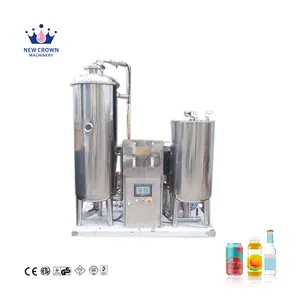 Manufactured Wholesale High Productivity Carbonated Double Tank Drink Mixer Mixing Machine