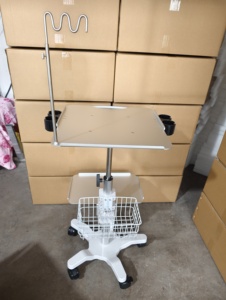 Carro de Ordenador Portátil para Hospital, Estación de Trabajo de Ultrasonido, Altura Ajustable para Hospital y Clínica - Product Image 1