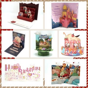 Buon prezzo <span class=keywords><strong>castello</strong></span> <span class=keywords><strong>di</strong></span> alta qualità sul Cloud Pop-Up Card 3D per san valentino piccola quantità biglietto <span class=keywords><strong>di</strong></span> san valentino - Product Image 4