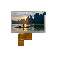 Modul LCD 5 Inci TFT LCD Innolux 480*272 IC Driver ILI6480 Antarmuka RGB Layar Tampilan 5 Inci