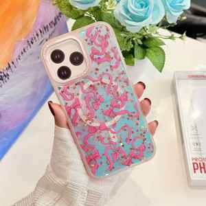 Nueva Funda para Teléfono con Diseño de Lazo y Estampado Lindo para <span class=keywords><strong>iPhone</strong></span> 17 16 15 <span class=keywords><strong>Pro</strong></span> <span class=keywords><strong>Max</strong></span>, Carga Inalámbrica Magnética - Product Image 4