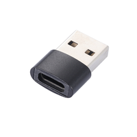 Convertidor OTG USB C Hembra a USB 2.0 Macho con Placa de Circuito, Carga Rápida PD, Venta al Por Mayor HX