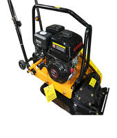 Compacteur à plaques vibrant Dingding Hengxin modèle 170, 5,5 CV, 55 kg, moteur essence, haute efficacité pour asphalte et sol