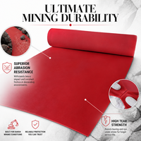 Tapis en caoutchouc résistant à l'usure pour usine de traitement des minerais, revêtement de trémie de carrière, jupe latérale de convoyeur antidérapante