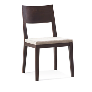 Juego de 2 Sillas de Comedor de Madera de Nogal Duraderas, Acabado Natural, Muebles de Asiento de Madera Maciza para el Hogar, Cocina, Restaurante - Product Image 1
