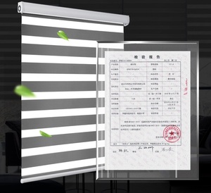 Blackout Zebra Con lăn cửa sổ pháp chạy bằng pin Polyester Mô hình ngang tích hợp trong phòng khách nhà bếp văn phòng sử dụng trong nhà - Product Image 5