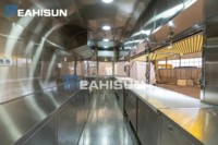 Remorque de restauration entièrement équipée en acier inoxydable pour café, glaces, barbecue, kiosque alimentaire, pizza, camion de cuisine avec cuisine complète