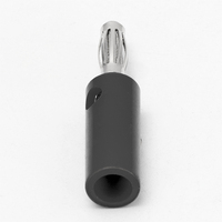 Lot de 500 connecteurs banane 4 mm nickelés sans soudure pour fils de haut-parleur, sondes de test de multimètre
