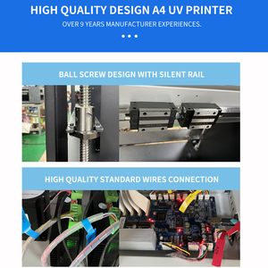 Domsem A4 điện thoại trường hợp tự động Máy in UV cho điện thoại di động Bìa kim loại UV A4 Kích thước máy in phẳng - Product Image 4
