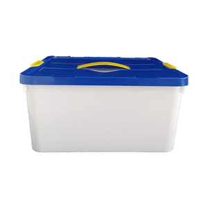 Secchi quadrati 20L all'ingrosso con coperchio e maniglia logo di <span class=keywords><strong>dimensioni</strong></span> personalizzate colore PP in plastica secchi quadrati - Product Image 2