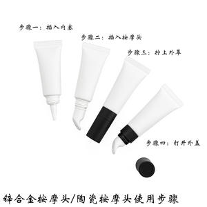 Contenants vides pour gloss à lèvres personnalisés, nouveau design, <span class=keywords><strong>tube</strong></span> souple à presser, 10 ml, 15 ml, 20 ml, blanc avec différents applicateurs - Product Image 3