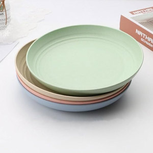 Platos Ecológicos Biodegradables de Paja de Trigo, Platos Irrompibles, Libres de BPA, Reutilizables, Aptos para Microondas y Lavavajillas, 9 Pulgadas - Product Image 2