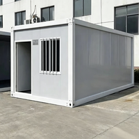 Maison Conteneur Modulaire en Acier Préfabriquée de Taille Personnalisée Démontable avec 3 Chambres