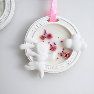 Early Riser mignon lapin nuage aromathérapie plâtre suspendu <span class=keywords><strong>moule</strong></span> en silicone créatif lapin garde-robe voiture aromathérapie <span class=keywords><strong>tablette</strong></span> <span class=keywords><strong>moule</strong></span> - Product Image 5