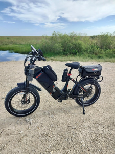 จักรยานไฟฟ้า eAhora Juliet Pro 2 ขนาด 20 นิ้ว ยางใหญ่ ระบบกันสะเทือนเต็มรูปแบบ มอเตอร์คู่ 60V 70Ah ระยะทางไกล 200 ไมล์ สำหรับผู้ใหญ่ - Product Image 5