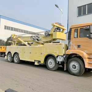 Grúa de Remolque Shacman de 50 Toneladas, Camión de Remolque 8x4 con Grúa Giratoria de Servicio Pesado en Venta - Product Image 4