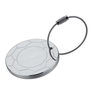 Etiqueta de Equipaje de Fútbol, Placa de Identificación de Metal de 56 mm, Identificador de Viaje - Product Image 2