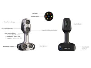 Scanner 3D con precisione da 0.1mm con Scanner a doppio infrarosso Scantech IREAL M3 laser a scansione del corpo umano Scanner 3d - Product Image 4