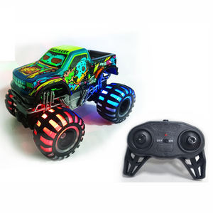 KS 2.4G RC Monster Truck Jouet pour enfants <span class=keywords><strong>Voiture</strong></span> radiocommandée à grande vitesse Hors route RC Racing Truck avec lumière clignotante - Product Image 6
