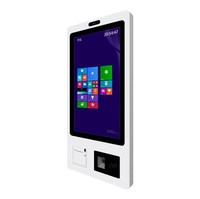 Kiosque de commande en libre-service 24'' 32'' avec écran tactile capacitif 10 points, Android OS, WiFi/LAN, SDK, pour restaurants et fast-foods, paiement à la caisse
