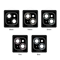 Protecteur d'objectif d'appareil photo en verre trempé Eagle Eye pour iPhone 15/15 Plus Housse de protection d'objectif HD