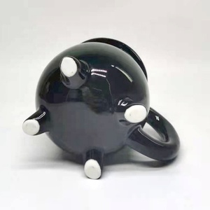 Tazza in Ceramica Nera Personalizzata con Logo, Tazza da Caffè a Forma di Calderone, Mug di Halloween per Streghe - Product Image 3