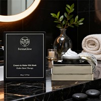 Masque Crème Fermentée Hydratant et Lissant Effet Soie, Hydratation Intense, Lissage, Fermeté, Nutrition et Éclat pour le Visage