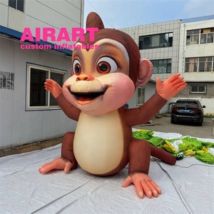 Actividades personalizadas de fábrica, decoración de <span class=keywords><strong>eventos</strong></span>, mascota, juguete de <span class=keywords><strong>mono</strong></span> inflable, globo de <span class=keywords><strong>mono</strong></span> de dibujos animados inflable - Product Image 6