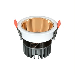 Diseño moderno 8W 12W 15W Tubo de luz LED Foco de estilo de resorte circular con cuerpo de aluminio antideslumbrante profundo Buena disipación de calor - Product Image 5