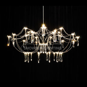 Lampadario di cristallo di Lustre lampada <span class=keywords><strong>a</strong></span> <span class=keywords><strong>sospensione</strong></span> moderna per soggiorno <span class=keywords><strong>camera</strong></span> da pranzo - Product Image 3