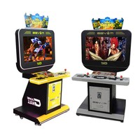 Garantie d'un an Écran LCD de 32 pouces Arcade de combat à pièces Jeux de combat à deux joueurs Boîte matérielle Console de boxe King