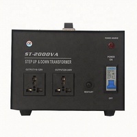 Transformateur de tension toroïdal électronique monophasé à enroulement en cuivre ST 1000W-3000W 220V vers 110V pour four à micro-ondes