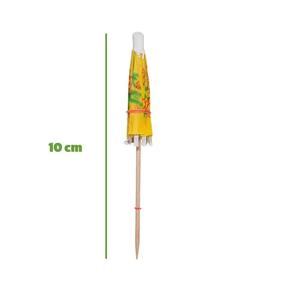Meilleure vente pour <span class=keywords><strong>Amazon</strong></span> Parapluie hawaïen en bambou Pics à fruits Parapluies jetables pour décoration de cocktails et de gâteaux - Product Image 6
