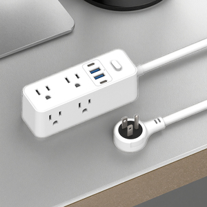 Mỹ tiêu chuẩn tùy chỉnh đa chức năng thông minh <span class=keywords><strong>Power</strong></span> <span class=keywords><strong>Strip</strong></span> chuyên dụng bảo vệ chuyển đổi bán buôn 6 AC cửa hàng 15A 2 USB - Product Image 2