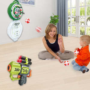 Kouyikou fábrica venta superior Mini pistola de balas blandas caja de almacenamiento conjunto al aire libre juego de disparos francotirador bola de espuma segura pistola de juguete de balas blandas - Product Image 5