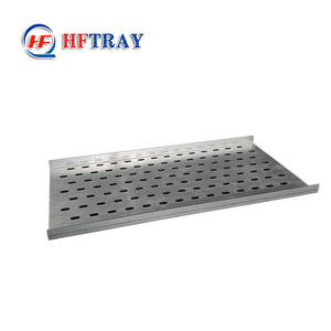 Plateau de câblage industriel perforé galvanisé à chaud de 300 mm, robuste et étanche, vente en gros d'usine - Product Image 4