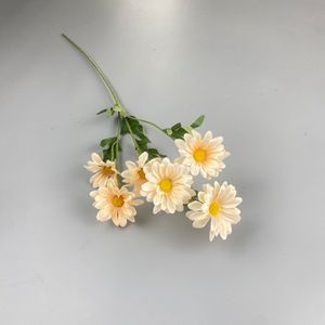YOPIN-1657 vente en gros 6 têtes Bellis Perennis soie artificielle Gerbera marguerite fleur - Product Image 5