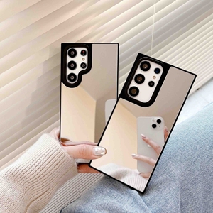 เคสโทรศัพท์มือถือกระจกลายที่กำหนดเองได้รับความนิยมสำหรับ Samsung S20 FE <span class=keywords><strong>สี</strong></span>ดำและสีเงิน2-in-1ฝาครอบป้องกันกระจกสำหรับ Galaxy A22 - Product Image 1