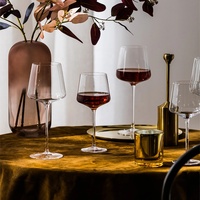Gobelet à vin rouge élégant en cristal sans plomb de 18,5 oz, capacité de 500 ml