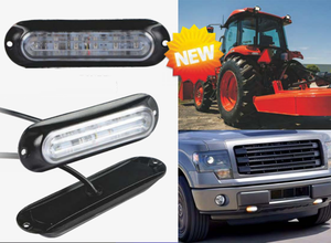 Ambulancia 12V ámbar 6LED coche estroboscópico advertencia avería lámpara de emergencia camión remolque baliza LED luz intermitente lateral con soporte - Product Image 5