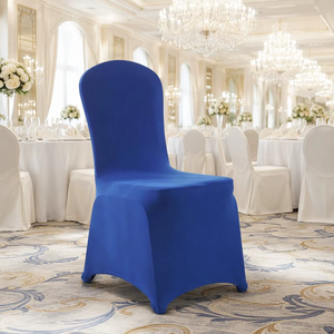 Housse de chaise en spandex 300 GSM prête à l'emploi, universelle, ajustée et élastique, pour mariage, hôtel, banquet - Product Image 1