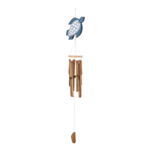 Carillons à vent en bambou pour l'extérieur, décoration suspendue, design tortue côtière, ornement de jardin - Product Image 2