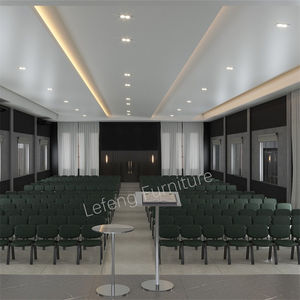 Оптовая продажа, недорогие переплетенные железные церковные стулья для использования в театральном мебельном кресле - Product Image 3