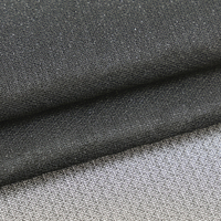 Nouveau tissu d'entoilage fusible tissé en polyester 100% de tricotage circulaire pour vêtement