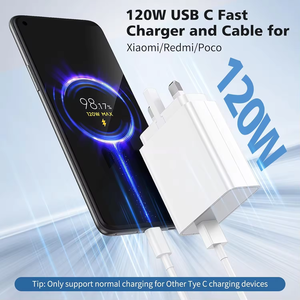 Chargeur Super Rapide 120W Turbo Hyper Charge Adaptateur Prise UK pour <span class=keywords><strong>Xiaomi</strong></span> 15/14/13/11T Ultra Pro Redmi 12C Note 11-14 POCO F6/F7 Pro - Product Image 2